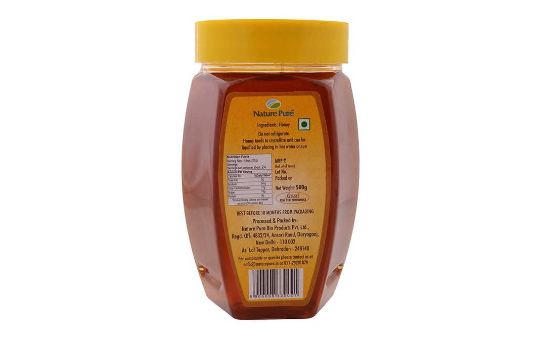 Nature Pure Honey    Plastic Jar  500 grams